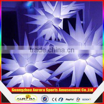 hanging easter inflatable decoration/lighting led star for party decoration