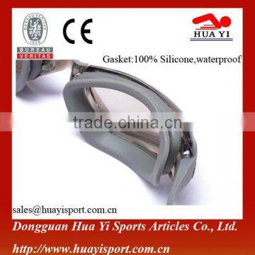 Swim Eyewear Mirrored PC Lens With Different Degree Swimming Goggles photo-3