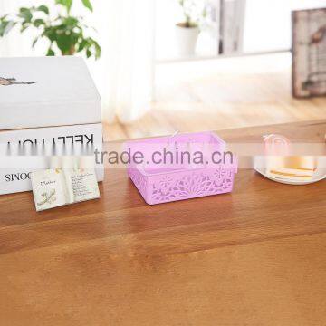 Hollow-out Plastic pp Fruit Basket Sundries Container photo-3