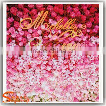 Factory Wholesale Personized Artificial Flower Wall for Stage Background Decoration photo-3