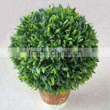 Artificial boxwood topiary tree