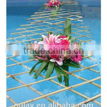 Bamboo Expanding Trellis For Swimming Poor Decoration