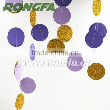 Wedding Decoration Colorful Dot Circle Garland photo-4