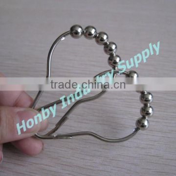 70mm Sliding With Ball Gourd Shape Shower Curtain Hooks