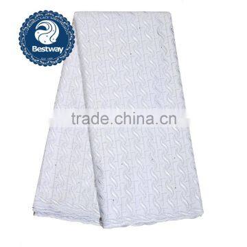 2017 New Polish Lace Swiss Voile Lace Fabrics With Stones SL0425 photo-2