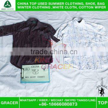 Stock Export Small Bales Short Sleeve Men T-Shirt used clothes for sale