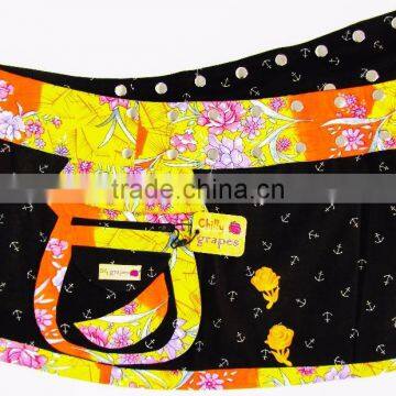 New Design Lady Chilly Grapes Wrap Skirt- Reversible- Wholesale photo-2