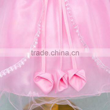 MGOO New Custom Wholesale Stock European Style Baby Kids Princess Wedding Dresses Children Christmas Party Dress photo-2