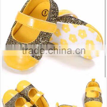 2017 fashion sequins popular cheap infant shoes sequin strap baby shoes