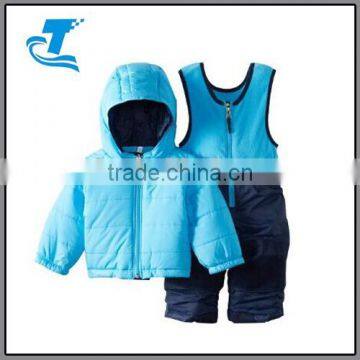 Blue Baby Winter Snowsuit 2 Pieces for Infant Boys