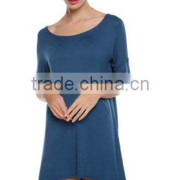 Tops For Women 2016 Fashion Cute & Comfy Loose Fit Short Sleeves Tunic Tops photo-2