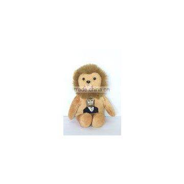 plush toy, stuffed toy, plush lion