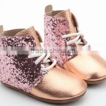 2017 Popular Styles New Pony Hair Leather Kids Boots Wholesale photo-5
