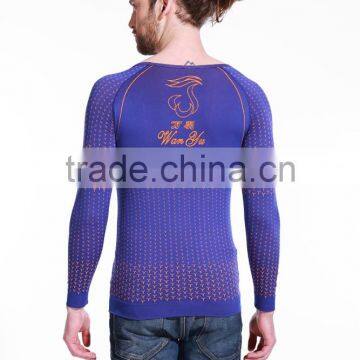 Seamless Men Long Sleeve Compression t Shirt Yiwu Manufacture photo-2