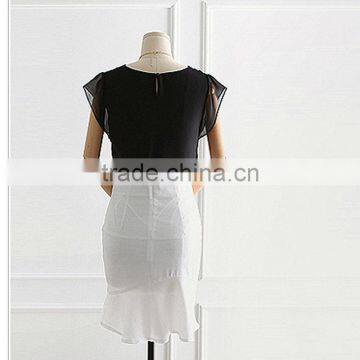European and American Style Summer New Fashion V Neck Perspective Women Chiffon,chiffon Fabric photo-5