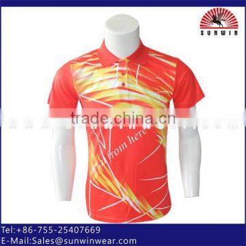 2015 custom sublimated summer archer jersey/poloshirt