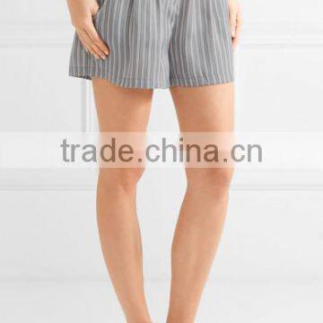 Wholesale Fashion Striped Satin Pajama Set Custom Pijamas Woman Ladies Pyjamas Sleepwear