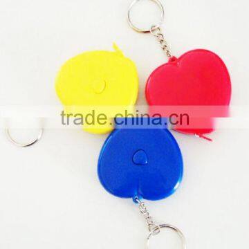 150cm 60 Inch Cute Multicolor Mini Sewing Cloth Tailor Fabric Metric Inch Retractable Measuring Tape, PVC Measuring Tape photo-3