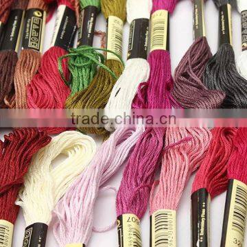 100pcs The Unique Style Anchor Cross Stitch Cotton Embroidery Thread Floss Sewing Skeins Craft Dofferent Colors photo-5