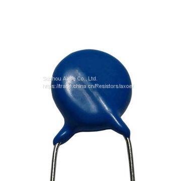 High voltage capacitor 10nF 2KV Blue straight lead DC safety ceramic capacitors