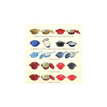 Cast Iron Enamel Casseroles Cookware Bakeware photo-2