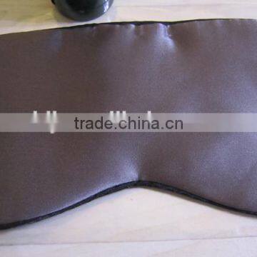 A Quality BLACK Satin Travel Mask and Natural Rest Aid for Sleep Disorders