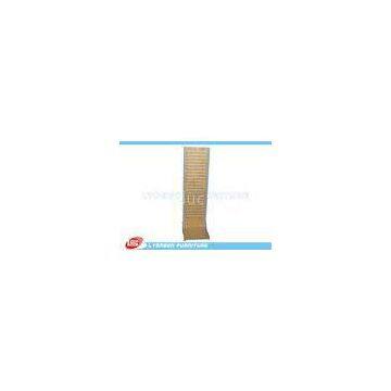 ISO Double side Slatwall Display fixtures / MDF Display Stand For Promotion