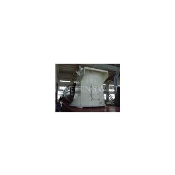 White AISI Q345 Marine Crane Pedestal For Lifting Machinery , Marine Crane Parts