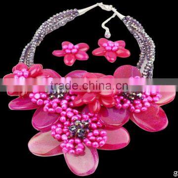 A-3984 Beauty 2015 Flower Necklace