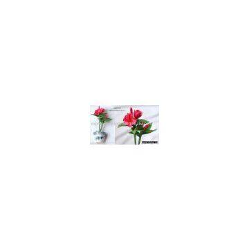 Hawaiian flower pot fridge magnet - plumeria frangipani