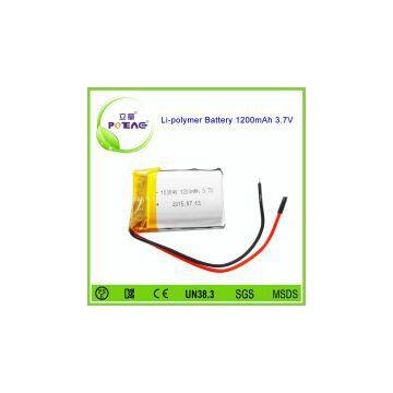 China 103040 3.7v 1200mah lipo battery manufacturer