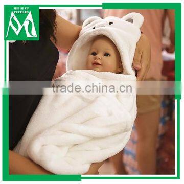 soft cotton baby bathrobe cartoon hooded towel mouse