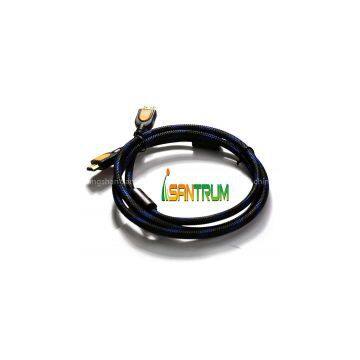 Two Colors Molding Injection HDMI Cable Support 4k*2K 1080p,3D,Ethernet 1.4V photo-2