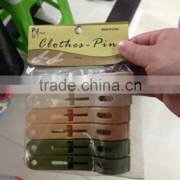 Decorative plastic JUMBO clothespins