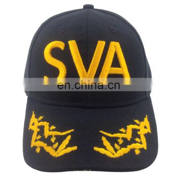 High quality medium profile 3D embroidery baseball cap for men