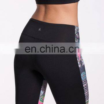 Full Sublimation Womens Elastic Fitness Running Sport High Waist Sex Lycra Yoga Leggings Polyester High Quality Yoga Pants photo-3