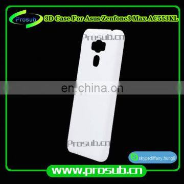 3d sublimation heat transfer blank smartphone case cover skin for Prosub-Asus Zenfone3 MAX ZC553KL