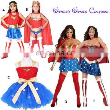 Adult/kids wonder woman costume