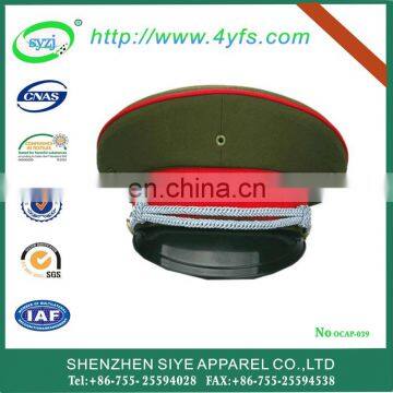 popular green new style Military Peak Cap in China