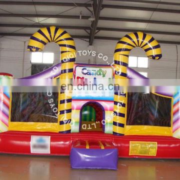 commercial special candy theme kids inflatable indoor playground for children