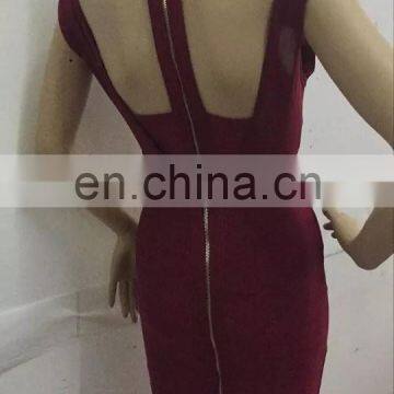 Below Knee Longuette Mermaid Fashion Women Clothes Hot Girl Sexy Club Dress photo-6