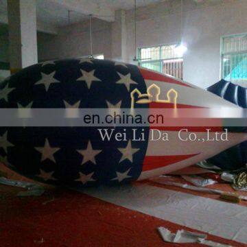 Logo Available Giant Inflatable Zeppelin Airship