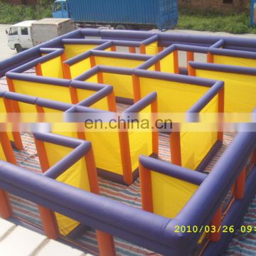 Top inflatable obstacle course inflatable outdoor attractions maze for adult