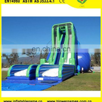 Commercial rent equipment 51' inflatable skyscraper water slide