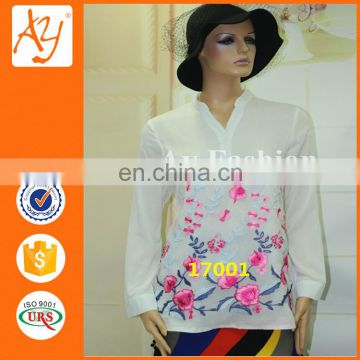 Summer New Fashion Ladies Grees Chiffon Tops Sexy Casual Blouses For Women