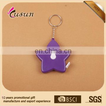 Hot selling promotional mini tape measure keychain