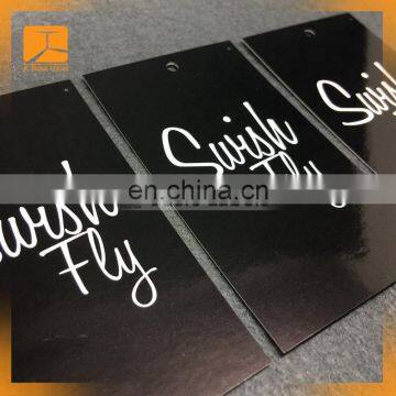 Customiz Garment Printed Paper Hang Tag, Swing Tag With Designs, Brand, Logo for Clothing, Jeans, Jackets, Bags photo-5