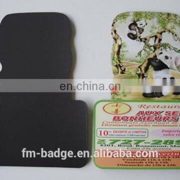 Promotional Custom Gift Advertise Restaurant Panda Refrigerator Magnet, New Design Home Decration Company Logo Fridge Magnetic