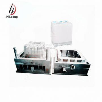 steel plastic injection Molding washing machine double tube shell mould