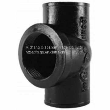 Test Tee of No-Hub Cast Iron Soil Fittings